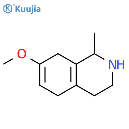 1,2,3,4,5,8-hexahydro-7-methoxy-1-methyl-Isoquinoline structure