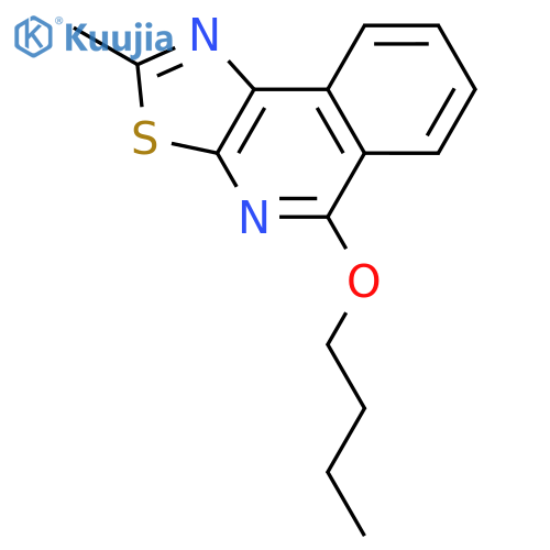 5-butoxy-2-methyl[1,3]thiazolo[5,4-c]isoquinoline structure