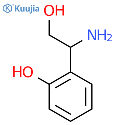 2-(1-amino-2-hydroxyethyl)phenol structure