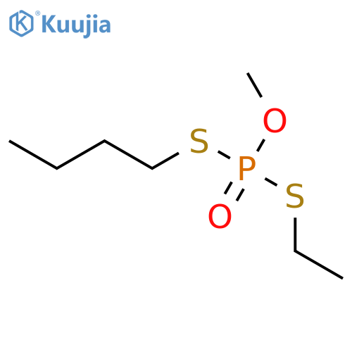 PHOSPHORODITHIOIC ACID, S-BUTYL S-ETHYL O-METHYL ESTER structure