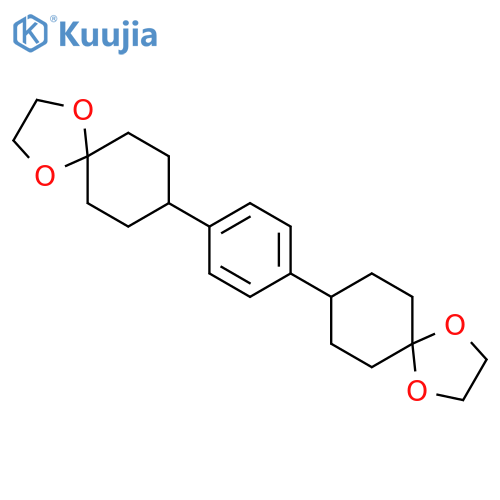 1,4-Dioxaspiro[4.5]decane, 8,8'-(1,4-phenylene)bis- structure