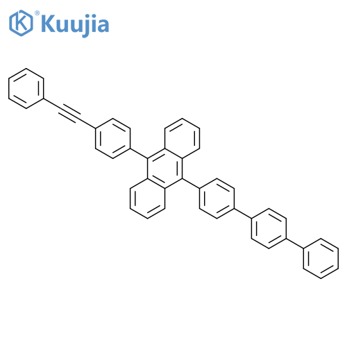 ANTHRACENE, 9-[4-(2-PHENYLETHYNYL)PHENYL]-10-[1,1':4',1''-TERPHENYL]-4-YL- structure