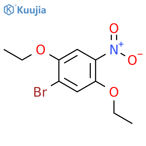 BENZENE, 1-BROMO-2,5-DIETHOXY-4-NITRO- structure