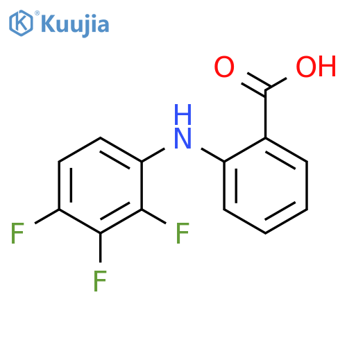 Benzoic acid, 2-[(2,3,4-trifluorophenyl)amino]- structure