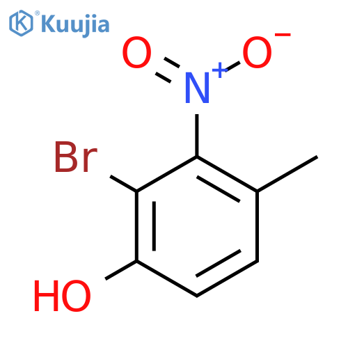 2-Bromo-4-methyl-3-nitrophenol structure