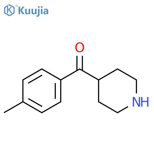 4-(4-methylbenzoyl)piperidine structure