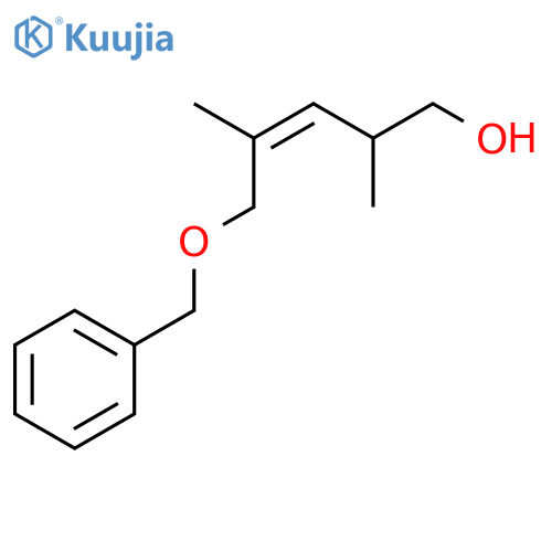 3-Penten-1-ol, 2,4-dimethyl-5-(phenylmethoxy)-, (Z)- structure