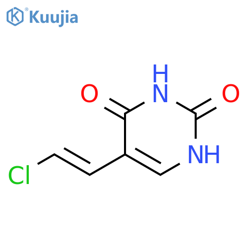 2,4(1H,3H)-PYRIMIDINEDIONE, 5-[(1E)-2-CHLOROETHENYL]- structure
