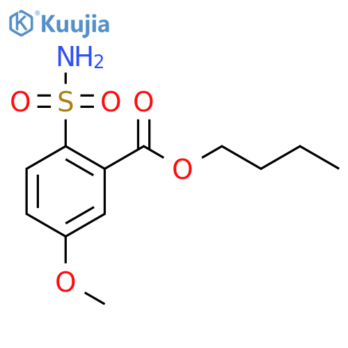butyl 5-methoxy-2-sulfamoylbenzoate structure