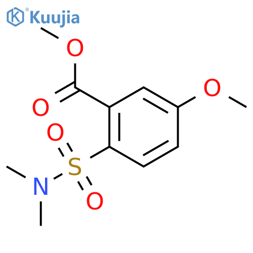 methyl 2-(dimethylsulfamoyl)-5-methoxybenzoate structure