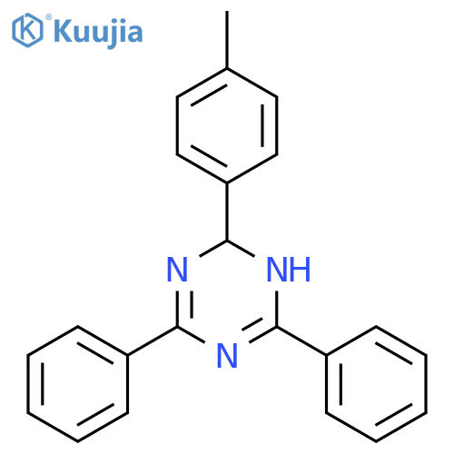 1,3,5-Triazine, 1,2-dihydro-2-(4-methylphenyl)-4,6-diphenyl- structure