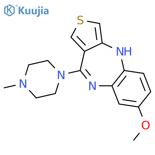 7-methoxy-10-(4-methylpiperazin-1-yl)-4H-thieno[3,4-b][1,5]benzodiazepine structure