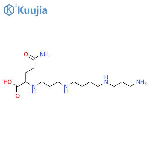 L-Glutamine, N-[3-[[4-[(3-aminopropyl)amino]butyl]amino]propyl]- structure