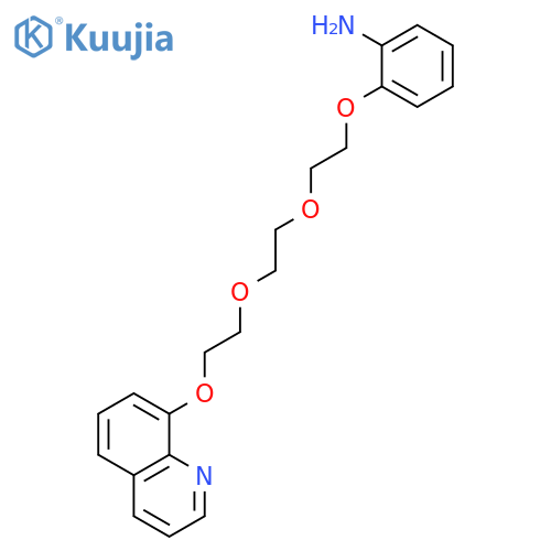 2-(2-(2-(2-(Quinolin-8-yloxy)ethoxy)ethoxy)ethoxy)aniline structure