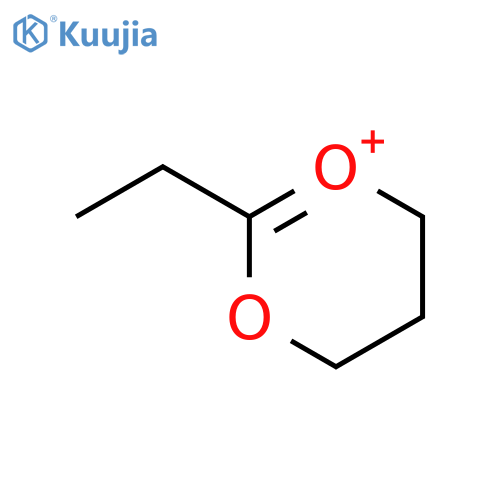 4H-1,3-DIOXIN-1-IUM, 2-ETHYL-5,6-DIHYDRO- structure