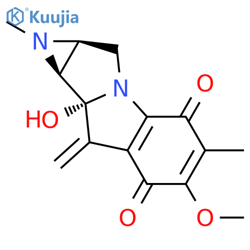 Azirino[2',3':3,4]pyrrolo[1,2-a]indole-4,7-dione,1,1a,2,8,8a,8b-hexahydro-8a-hydroxy-6-methoxy-1,5-dimethyl-8-methylene-,(1aS,8aR,8bS)- structure