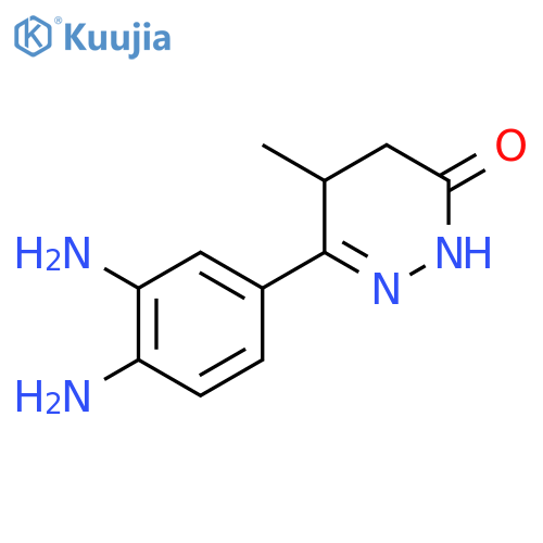 6-(3,4-Diaminophenyl)-5-methyl-4,5-dihydropyridazin-3(2H)-one structure