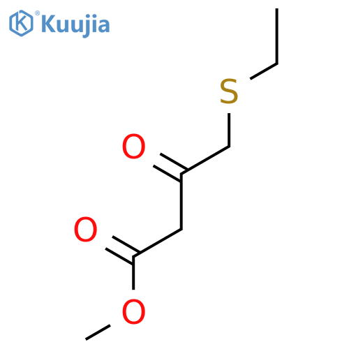 methyl 4-(ethylsulfanyl)-3-oxobutanoate structure