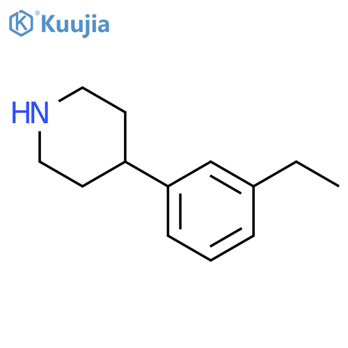 4-(3-ethylphenyl)piperidine structure