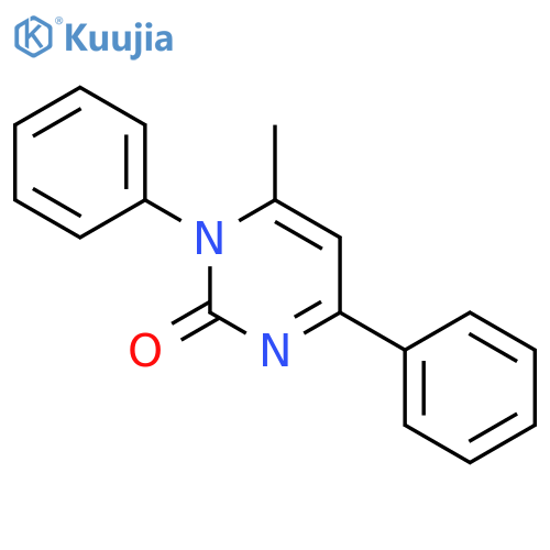 2(1H)-Pyrimidinone, 6-methyl-1,4-diphenyl- structure
