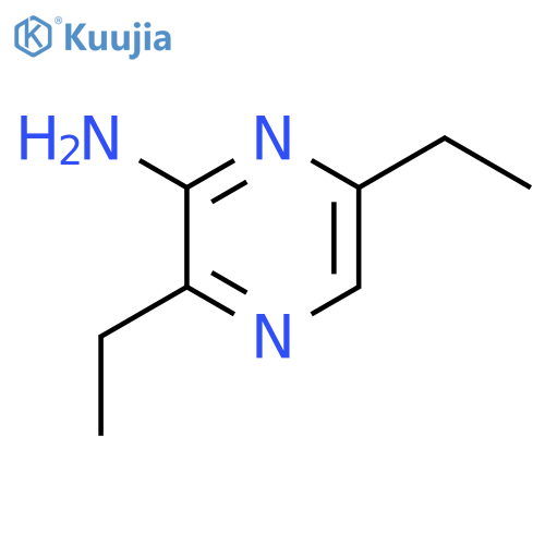 Pyrazinamine, 3,6-diethyl- (9CI) structure