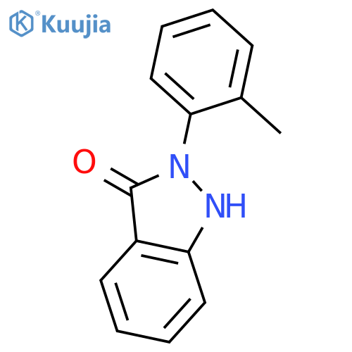 3H-INDAZOL-3-ONE, 1,2-DIHYDRO-2-(2-METHYLPHENYL)- structure