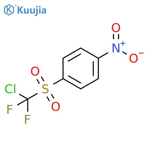 Benzene, 1-[(chlorodifluoromethyl)sulfonyl]-4-nitro- structure