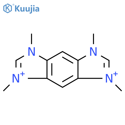 Benzo[1,2-d:4,5-d']diimidazolium, 3,5-dihydro-1,3,5,7-tetramethyl- structure