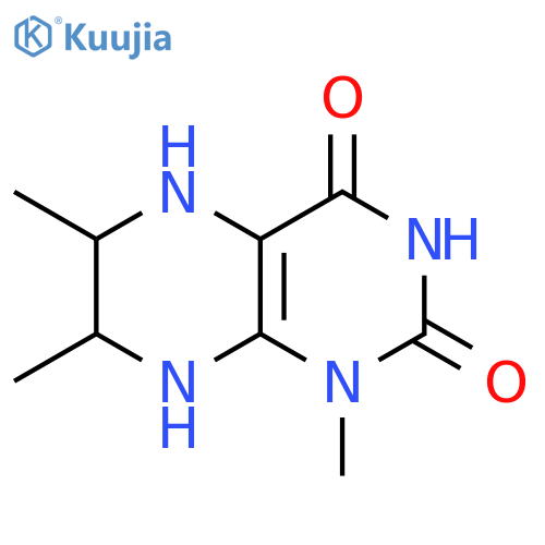 2,4(1H,3H)-Pteridinedione,5,6,7,8-tetrahydro-1,6,7-trimethyl- structure