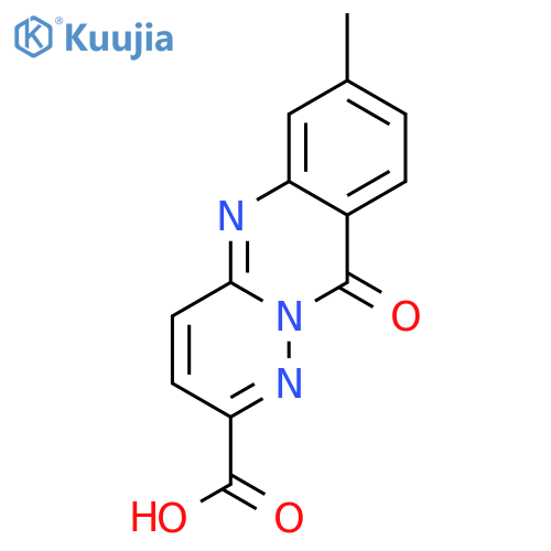10H-Pyridazino[6,1-b]quinazoline-2-carboxylicacid, 7-methyl-10-oxo- structure
