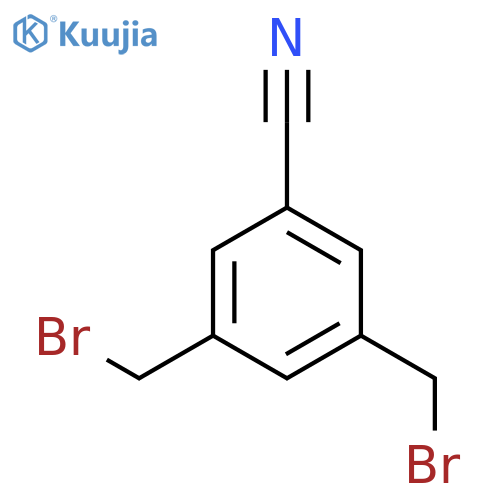 3,5-bis(bromomethyl)benzonitrile structure