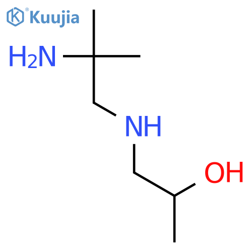 1-[(2-amino-2-methylpropyl)amino]propan-2-ol structure