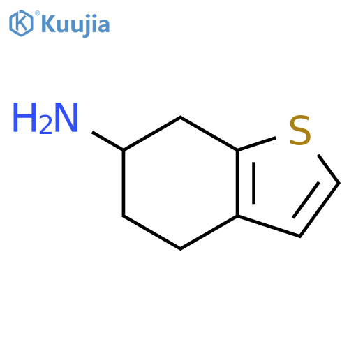4,5,6,7-tetrahydrobenzo[b]thiophen-6-amine structure