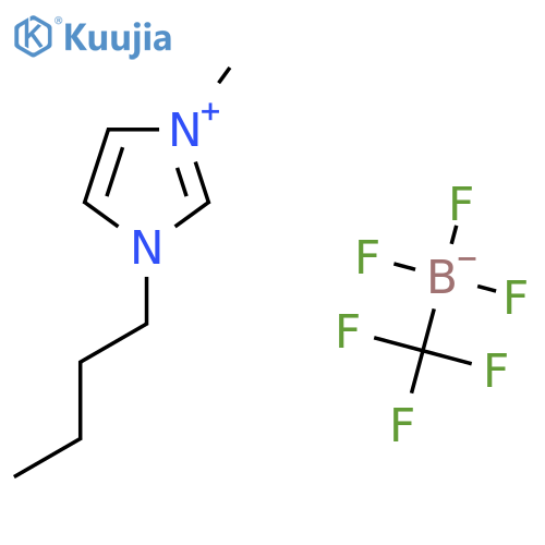 1-Butyl-3-methylimidazolium Trifluoro(trifluoromethyl)borate structure
