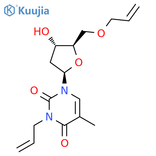 THYMIDINE, 3-(2-PROPENYL)-5'-O-2-PROPENYL- structure