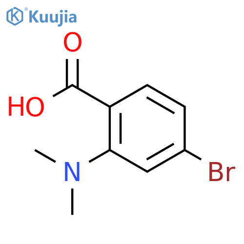 4-bromo-2-(dimethylamino)Benzoic acid structure