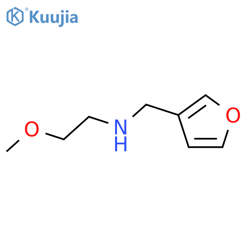 (furan-3-yl)methyl(2-methoxyethyl)amine structure