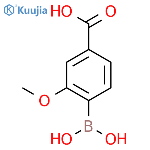 4-Carboxy-2-methoxyphenylboronic acid structure