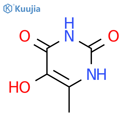 5-Hydroxy-6-methylpyrimidine-2,4(1H,3H)-dione structure