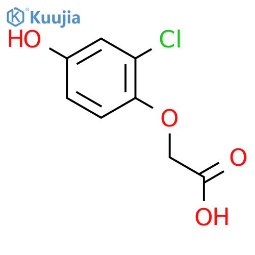 2-(2-chloro-4-hydroxyphenoxy)acetic acid structure