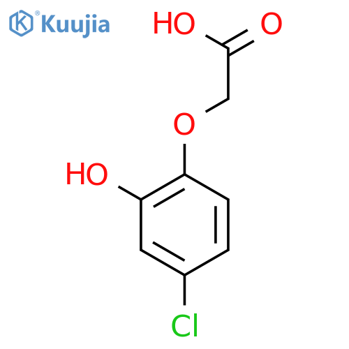 2-(4-Chloro-2-hydroxyphenoxy)acetic acid structure