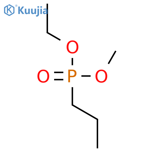 PHOSPHONIC ACID, PROPYL-, ETHYL METHYL ESTER structure