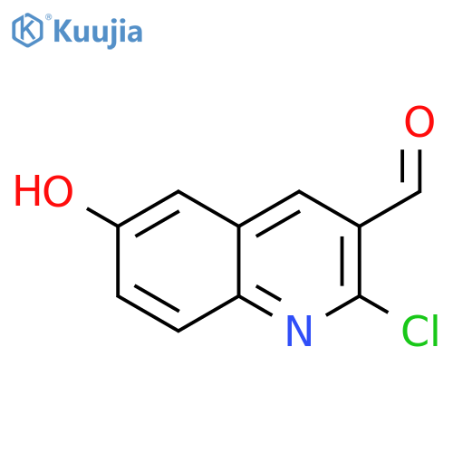 2-chloro-6-hydroxy-3-Quinolinecarboxaldehyde structure