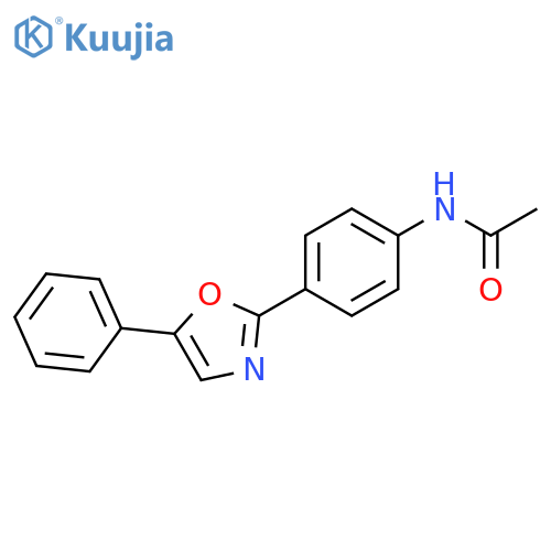 Acetamide, N-[4-(5-phenyl-2-oxazolyl)phenyl]- structure