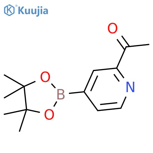 2-Acetylpyridine-4-boronic acid pinacol ester structure