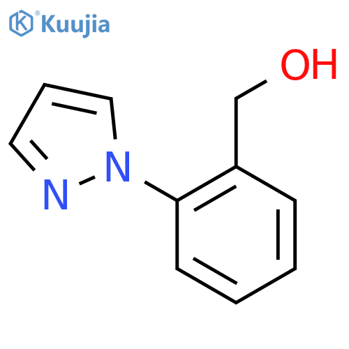 2-(1H-pyrazol-1-yl)phenylmethanol structure