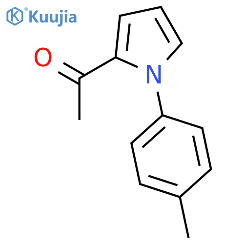 Ethanone, 1-[1-(4-methylphenyl)-1H-pyrrol-2-yl]- structure