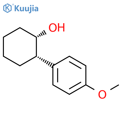 Cyclohexanol, 2-(4-methoxyphenyl)-, (1S,2S)- structure