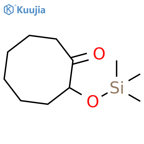 Cyclooctanone, 2-[(trimethylsilyl)oxy]- structure