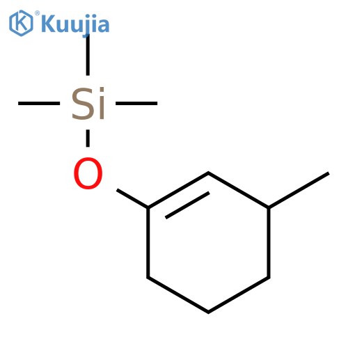 Silane, trimethyl[(3-methyl-1-cyclohexen-1-yl)oxy]-, (R)- (9CI) structure